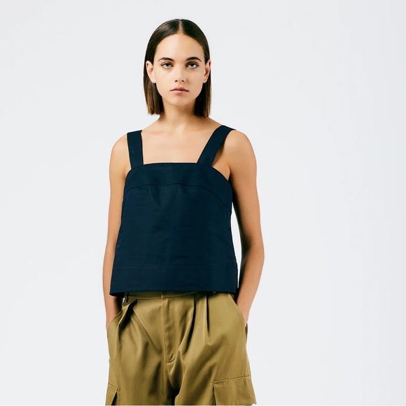 NWOT Tibi Eco Poplin Strappy Top - Picture 4 of 4